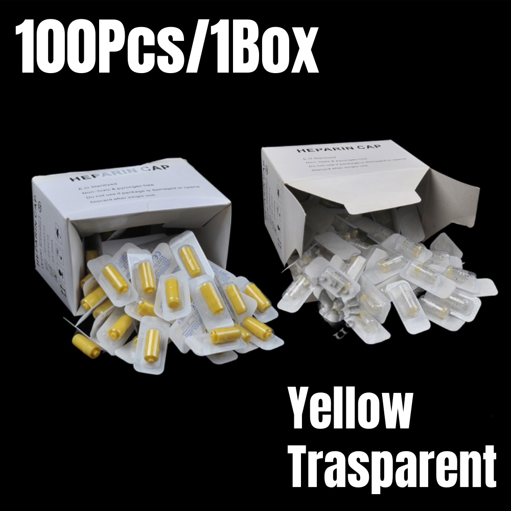 Pet Supplies Nz - 100 pçs/caixa heparin boné iv canula