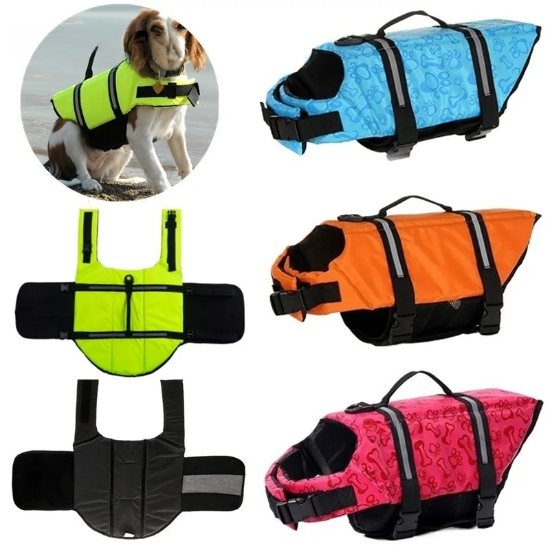 Dog Life Jacket - Colete salva-vidas para cães de verão,