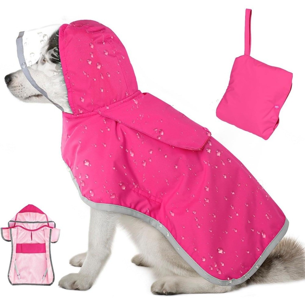 Dog Raincoat - Capa de Chuva Impermeável para Cães