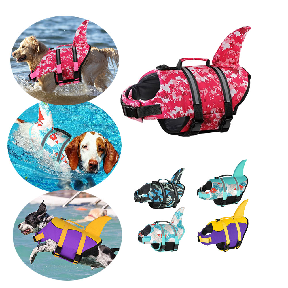 Dog Life Jacket - Casaco salva-vidas para cães e gatos