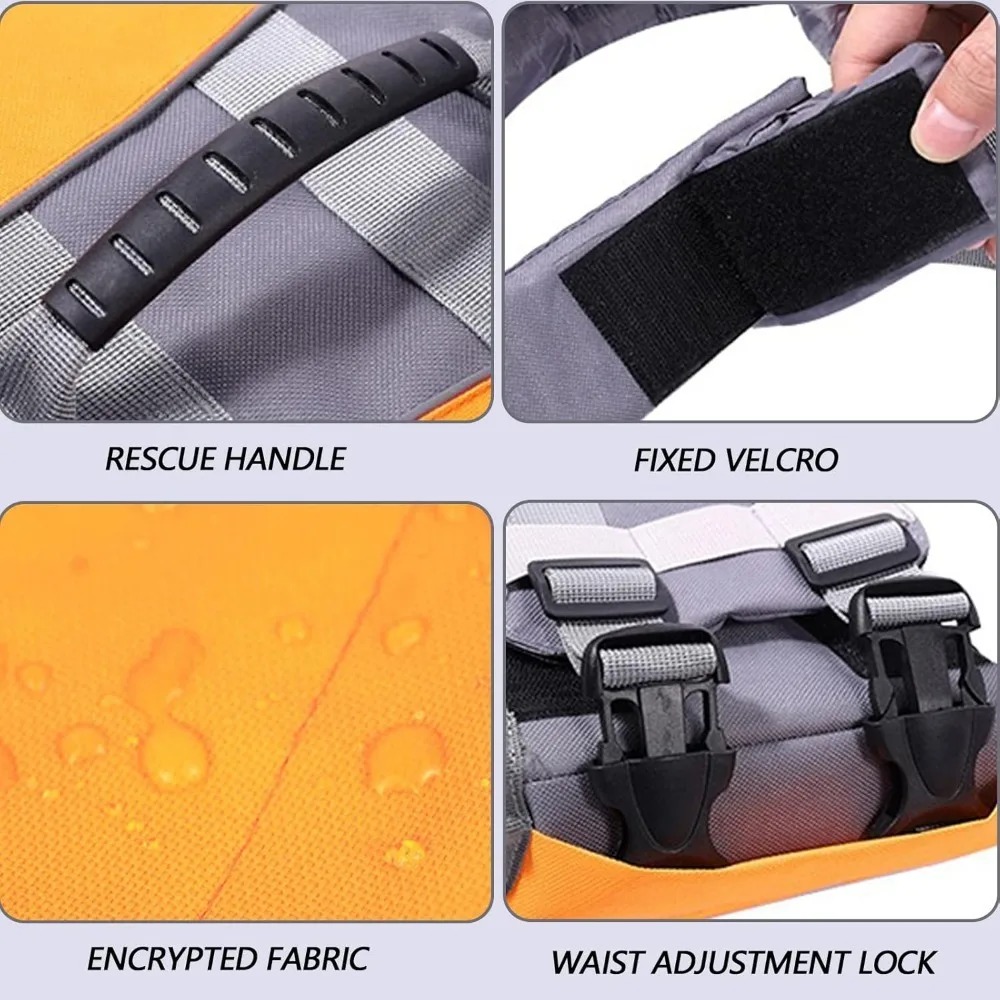 Colete salva-vidas ajustável p - Dog Life Jacket avaliação e preço