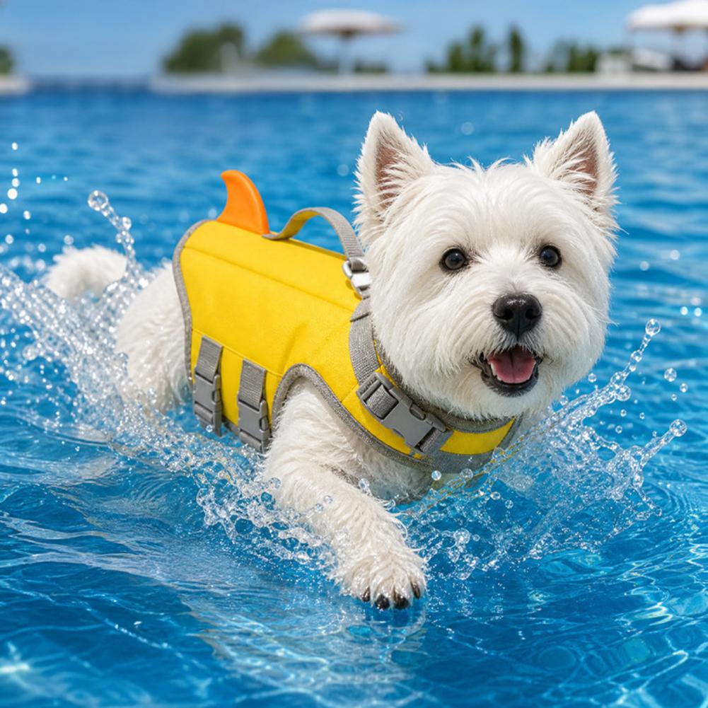 Colete Salva-Vidas para Cães,  - Dog Life Jacket avaliação e preço