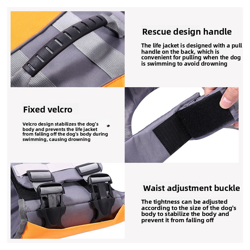 Colete salva-vidas para cães,  - Dog Life Jacket avaliação e preço