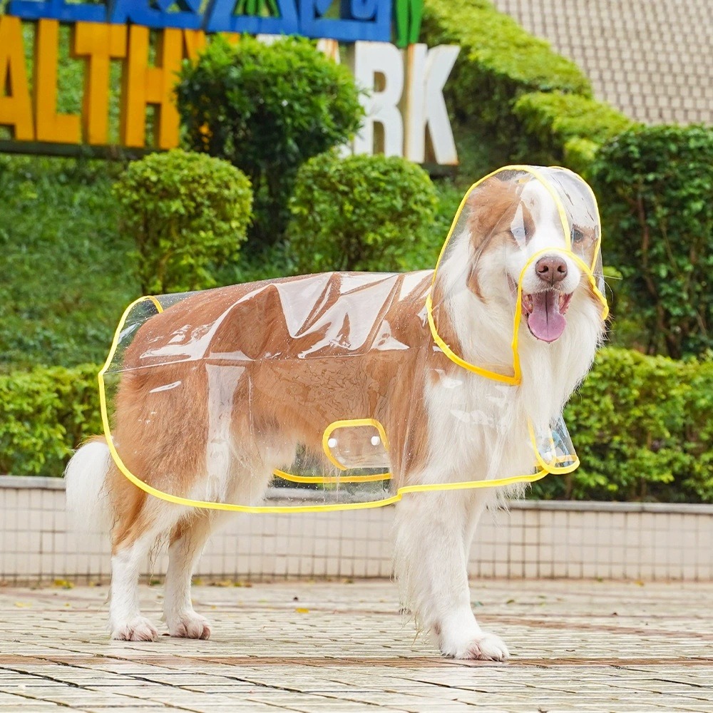 Capa de Chuva Transparente par - Dog Raincoat avaliação e preço
