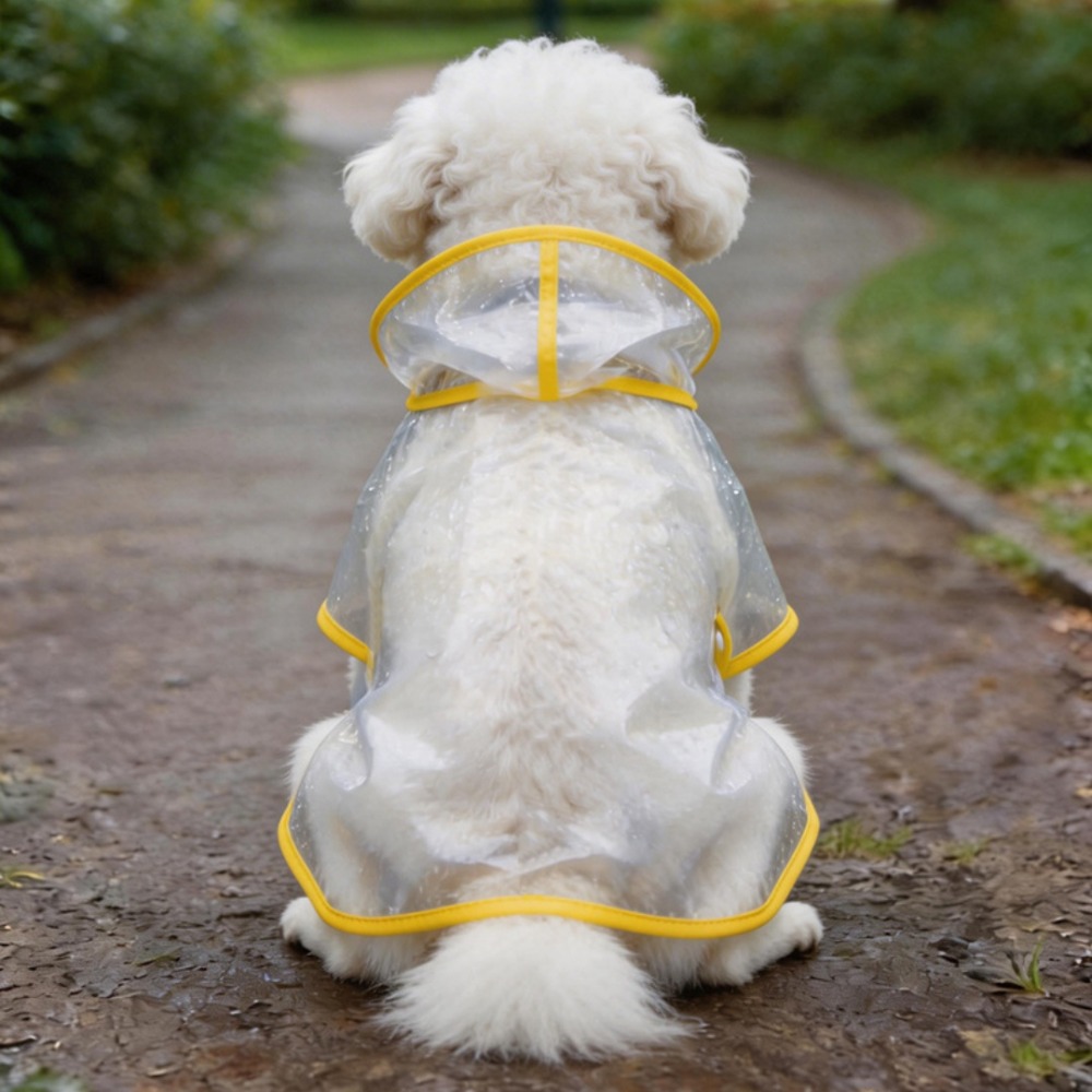 Capa de Chuva Transparente par - Dog Raincoat avaliação e preço