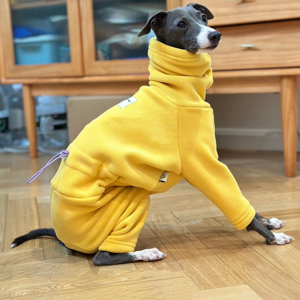 Suéter de lã amarelo quente pa - Dog Life Jacket avaliação e preço