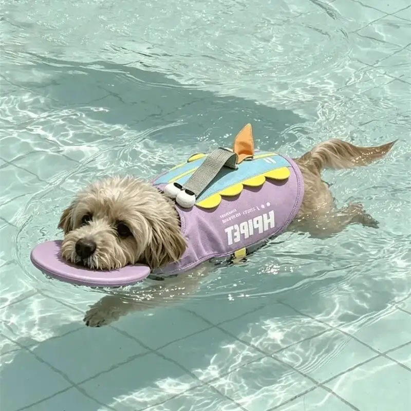 Colete Salva-Vidas para Cães c - Dog Life Jacket avaliação e preço